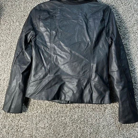 NWOT women’s Simply Vera Vera Wang Moto jacket SZ XS - Picture 4 of 7